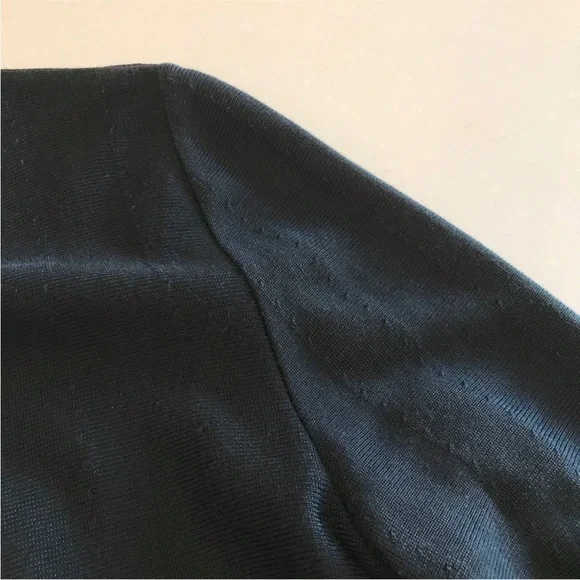 Yves Saint Laurent Navy Blue Blouse